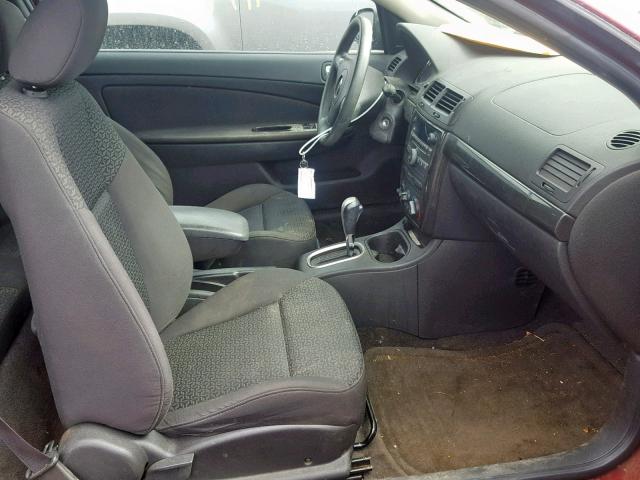 1G2AL15F077150517 - 2007 PONTIAC G5 RED photo 5
