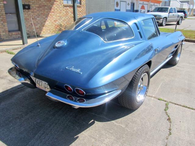 30837S104308 - 1963 CHEVROLET CORVETTE S BLUE photo 4