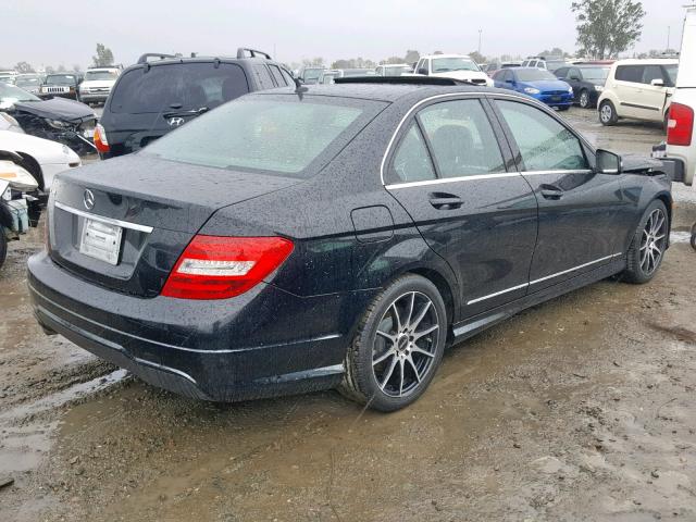 WDDGF4HB7DF982600 - 2013 MERCEDES-BENZ C 250 BLACK photo 4