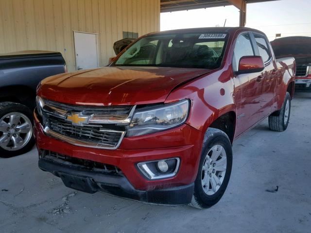 1GCGSBE31F1120268 - 2015 CHEVROLET COLORADO L RED photo 2