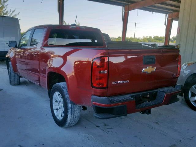 1GCGSBE31F1120268 - 2015 CHEVROLET COLORADO L RED photo 3