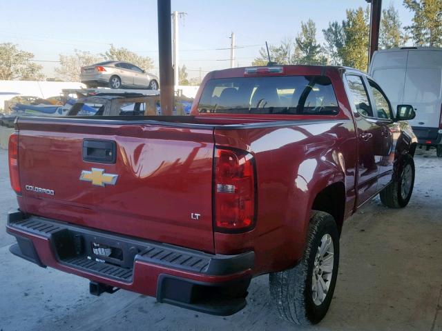 1GCGSBE31F1120268 - 2015 CHEVROLET COLORADO L RED photo 4