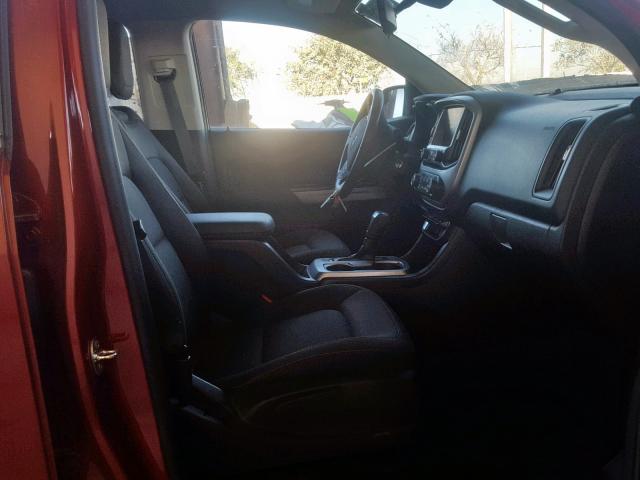 1GCGSBE31F1120268 - 2015 CHEVROLET COLORADO L RED photo 5