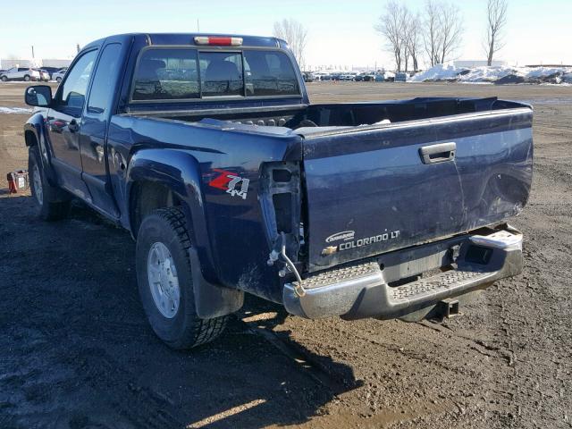 1GCDT19E688178103 - 2008 CHEVROLET COLORADO BLUE photo 3