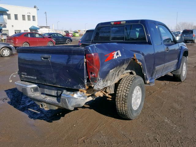 1GCDT19E688178103 - 2008 CHEVROLET COLORADO BLUE photo 4