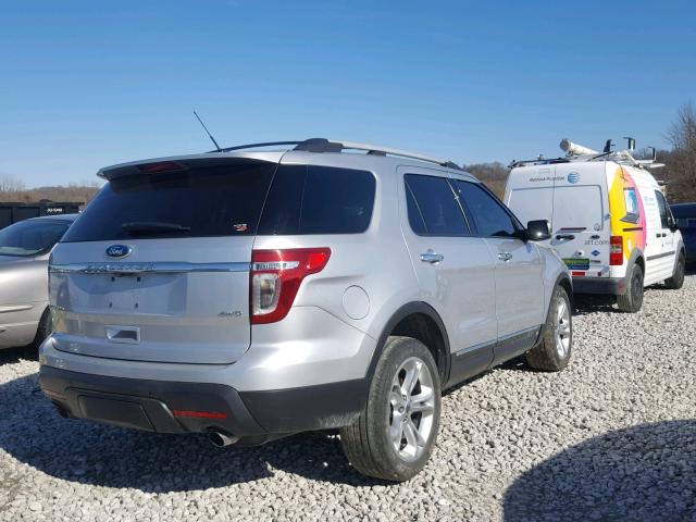 1FMHK8F88BGA76595 - 2011 FORD EXPLORER L SILVER photo 4