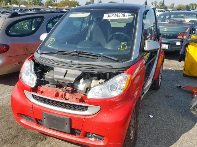 WMEEJ3BA4CK552069 - 2012 SMART FORTWO PUR RED photo 2