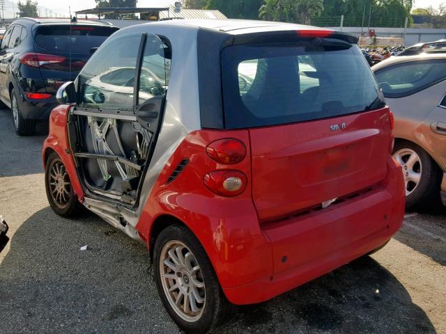 WMEEJ3BA4CK552069 - 2012 SMART FORTWO PUR RED photo 3