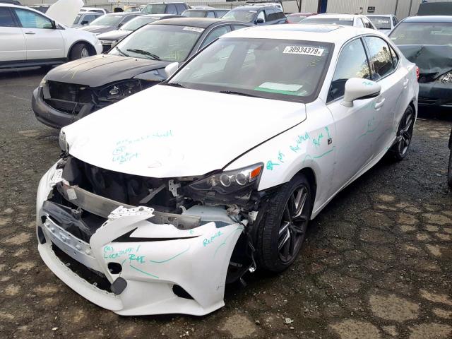 JTHBA1D26G5008350 - 2016 LEXUS IS 200T WHITE photo 2