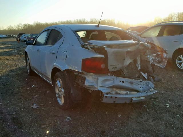 1B3BD1FB4BN501508 - 2011 DODGE AVENGER MA WHITE photo 3