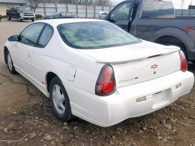 2G1WX12K749247269 - 2004 CHEVROLET MONTE CARL WHITE photo 3