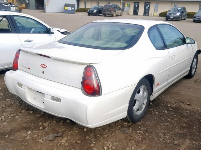 2G1WX12K749247269 - 2004 CHEVROLET MONTE CARL WHITE photo 4