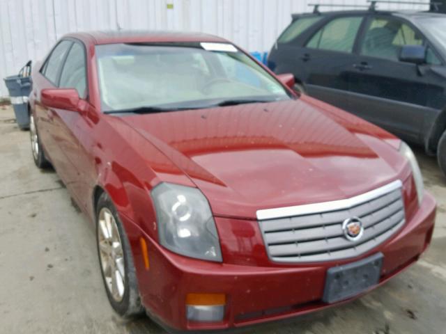 1G6DP577060160887 - 2006 CADILLAC CTS HI FEA MAROON photo 1