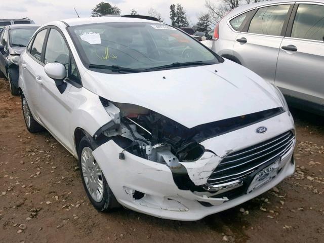 3FADP4AJ6JM116478 - 2018 FORD FIESTA S WHITE photo 1