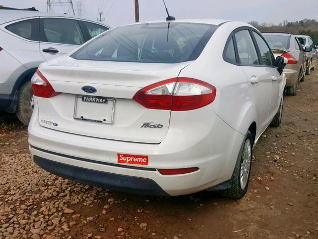 3FADP4AJ6JM116478 - 2018 FORD FIESTA S WHITE photo 4