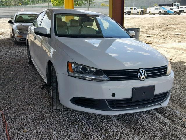 3VWLL7AJ3EM233621 - 2014 VOLKSWAGEN JETTA TDI WHITE photo 1