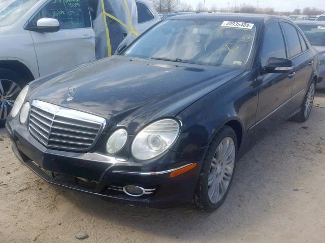 WDBUF56X47B014448 - 2007 MERCEDES-BENZ E 350 BLACK photo 2