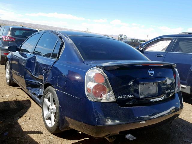 1N4BL11D75N915404 - 2005 NISSAN ALTIMA SE BLUE photo 3