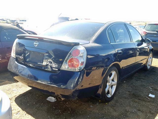 1N4BL11D75N915404 - 2005 NISSAN ALTIMA SE BLUE photo 4