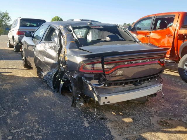 2C3CDXCT2HH607402 - 2017 DODGE CHARGER R/ GRAY photo 3