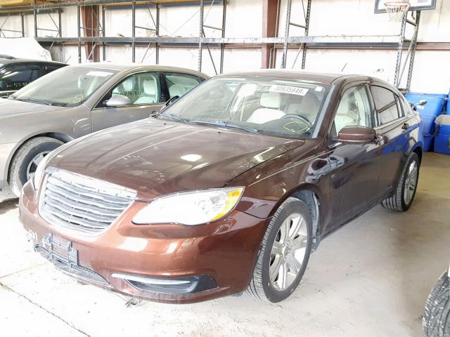 1C3CCBBG3CN250077 - 2012 CHRYSLER 200 TOURIN RED photo 2