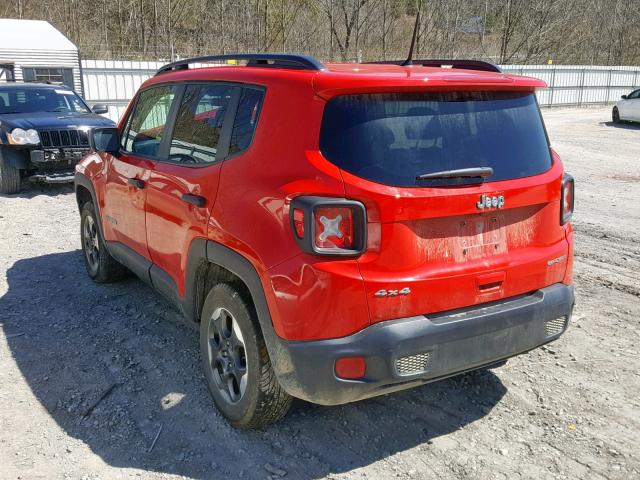ZACCJBAB7JPG65656 - 2018 JEEP RENEGADE S 红色 照片 3