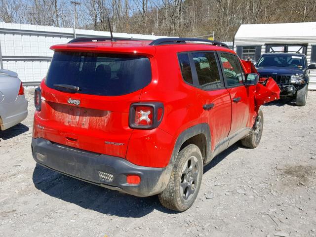 ZACCJBAB7JPG65656 - 2018 JEEP RENEGADE S 红色 照片 4