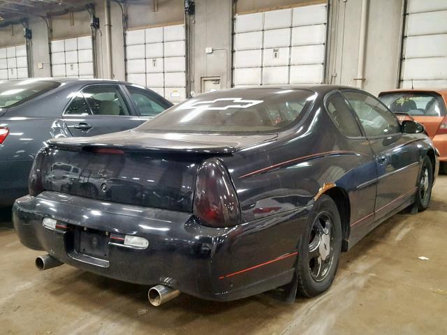 2G1WX15K529221732 - 2002 CHEVROLET MONTE CARL BLACK photo 4