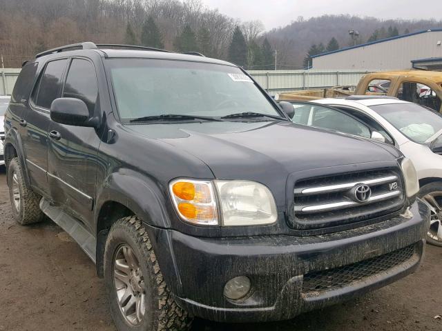 5TDBT48A33S148620 - 2003 TOYOTA SEQUOIA LI BLACK photo 1