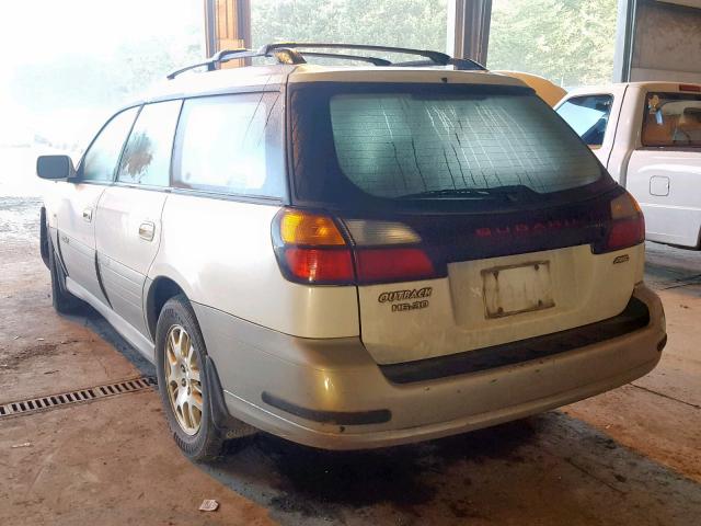 4S3BH896817645530 - 2001 SUBARU LEGACY OUT TWO TONE photo 3