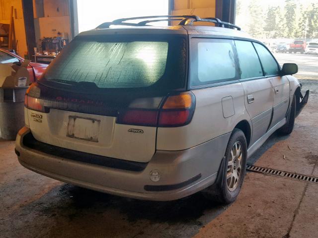 4S3BH896817645530 - 2001 SUBARU LEGACY OUT TWO TONE photo 4