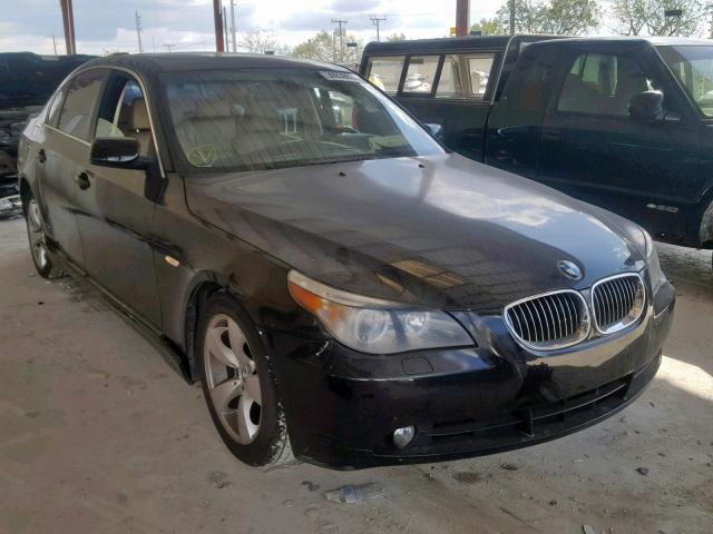 WBANE53577CW63003 - 2007 BMW 525 I BLACK photo 1