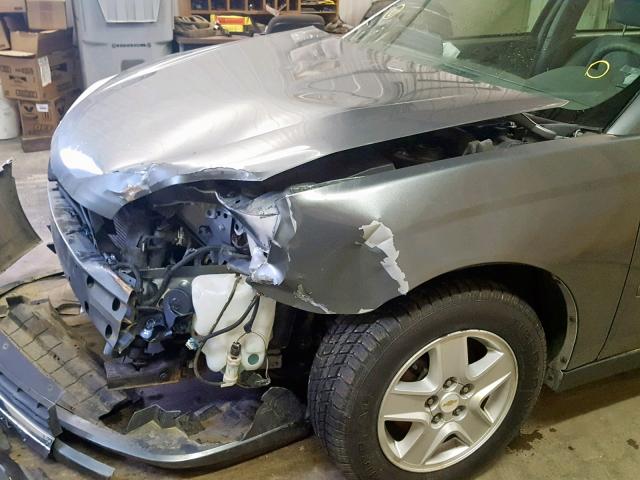 1G1ZT54825F213444 - 2005 CHEVROLET MALIBU LS GRAY photo 10