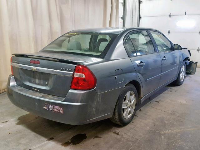 1G1ZT54825F213444 - 2005 CHEVROLET MALIBU LS GRAY photo 4