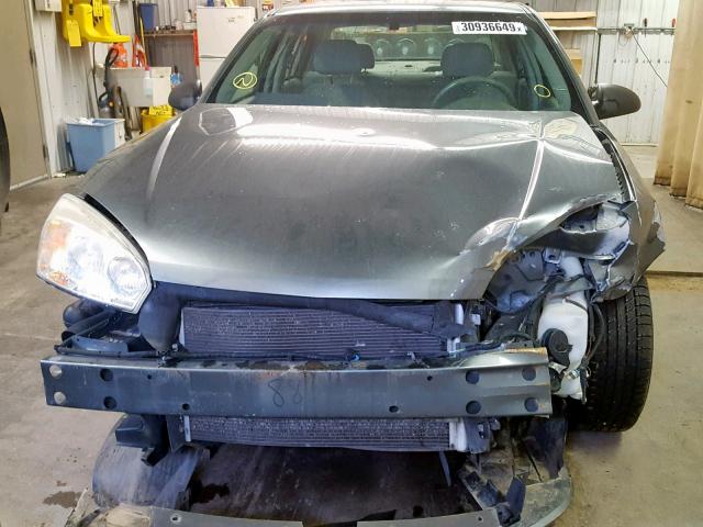 1G1ZT54825F213444 - 2005 CHEVROLET MALIBU LS GRAY photo 9