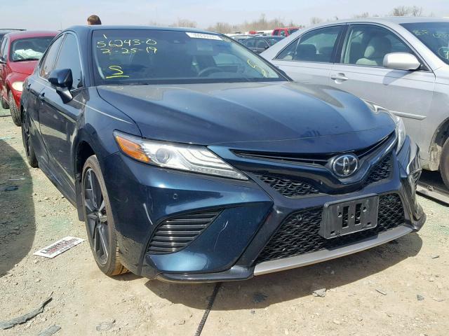 4T1BZ1HK1JU504248 - 2018 TOYOTA CAMRY XSE BLACK photo 1