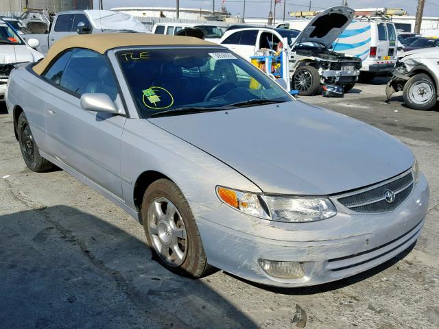 2T1FF28P1YC376620 - 2000 TOYOTA CAMRY SOLA SILVER photo 1