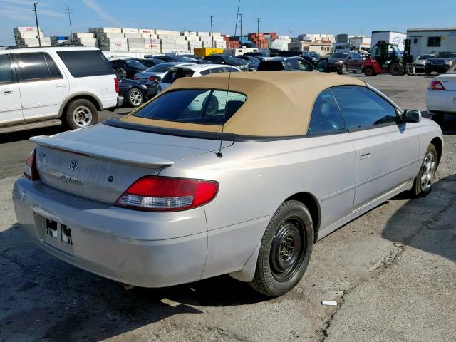 2T1FF28P1YC376620 - 2000 TOYOTA CAMRY SOLA SILVER photo 4