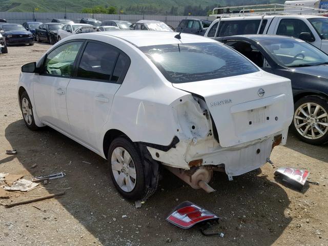 3N1AB61E69L612430 - 2009 NISSAN SENTRA 2.0 WHITE photo 3