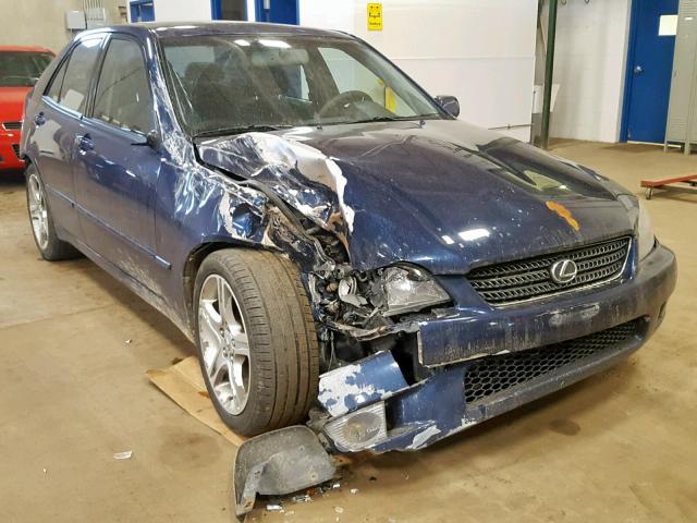 JTHBD192240086066 - 2004 LEXUS IS 300 BLUE photo 1