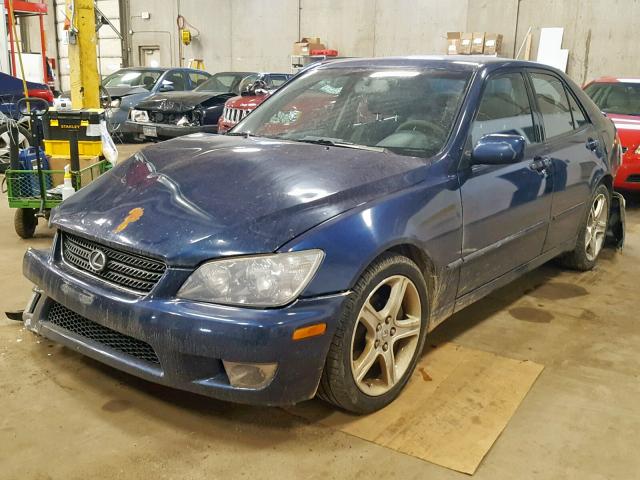 JTHBD192240086066 - 2004 LEXUS IS 300 BLUE photo 2