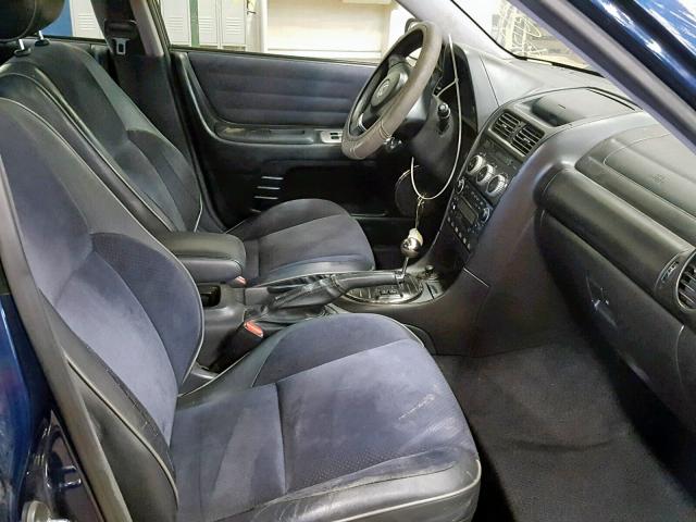 JTHBD192240086066 - 2004 LEXUS IS 300 BLUE photo 5