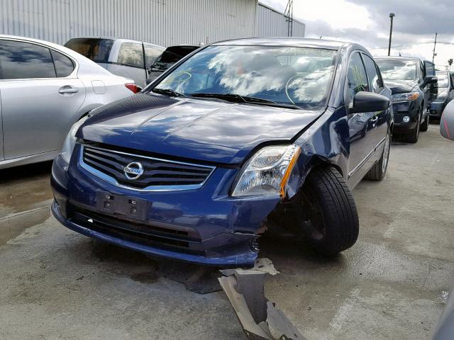 3N1AB6AP5AL636207 - 2010 NISSAN SENTRA 2.0 BLUE photo 2