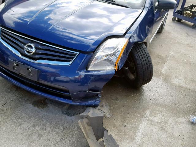 3N1AB6AP5AL636207 - 2010 NISSAN SENTRA 2.0 BLUE photo 9