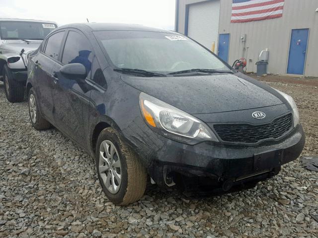 KNADM4A31D6100940 - 2013 KIA RIO LX BLACK photo 1