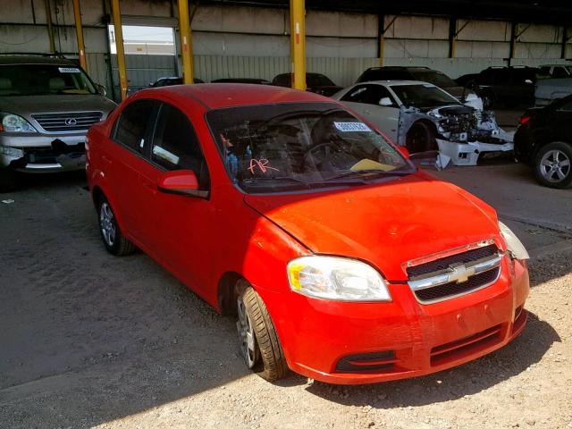 KL1TD5DE1BB148905 - 2011 CHEVROLET AVEO LS RED photo 1