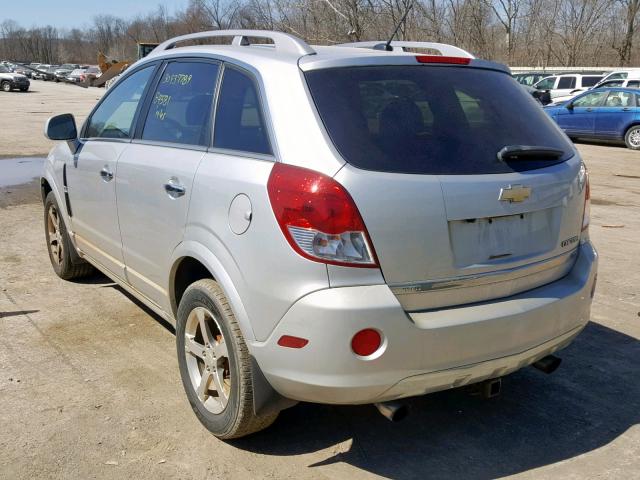 3GNFL4E57CS655757 - 2012 CHEVROLET CAPTIVA SP SILVER photo 3