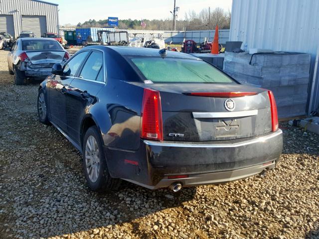 1G6DE5EG6A0121478 - 2010 CADILLAC CTS LUXURY BLACK photo 3