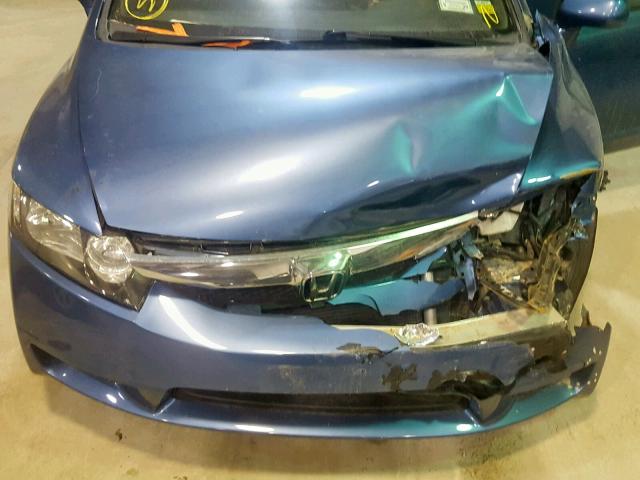 19XFA1F63AE065216 - 2010 HONDA CIVIC LX-S Mavi foto 7