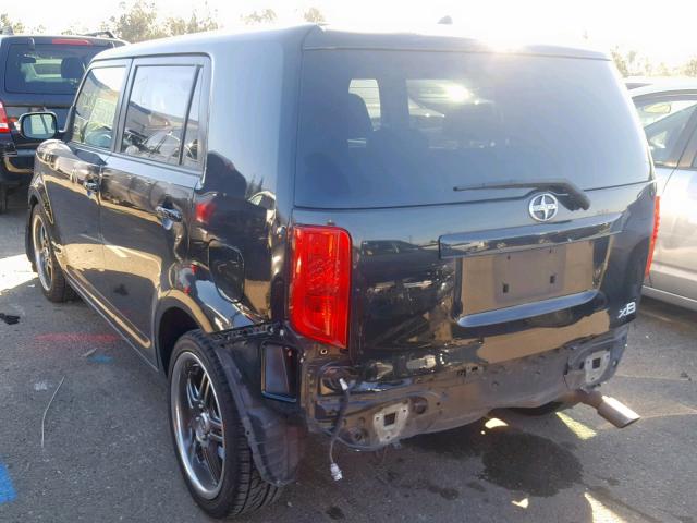 JTLKE50E791065264 - 2009 TOYOTA SCION XB 黑色 照片 3